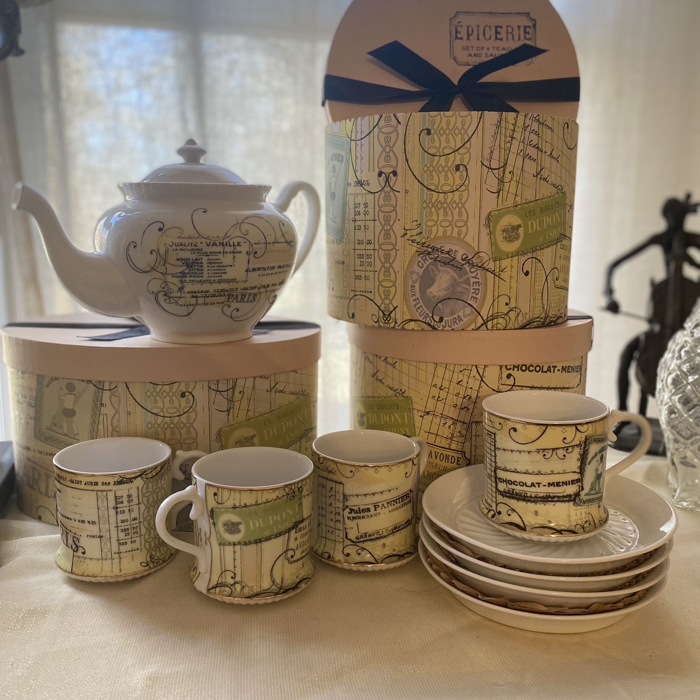 Rare - Rosanna Porcelain Tea Set For 8 