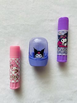Sanrio Kuromi My Melody Glue Stick Set
