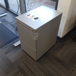 Premium Metal 2 Drawer Pedestal File Cabinet 