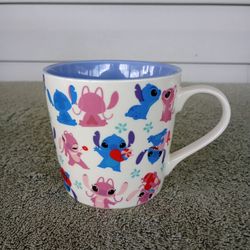 Disney Stitch & Angel True Love Mug (15 Oz)