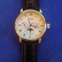 Stauer 27 Jewel Automatic Watch - Moon Phase, Calenders,Roman Dial