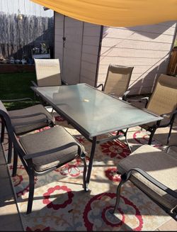 Patio table furniture