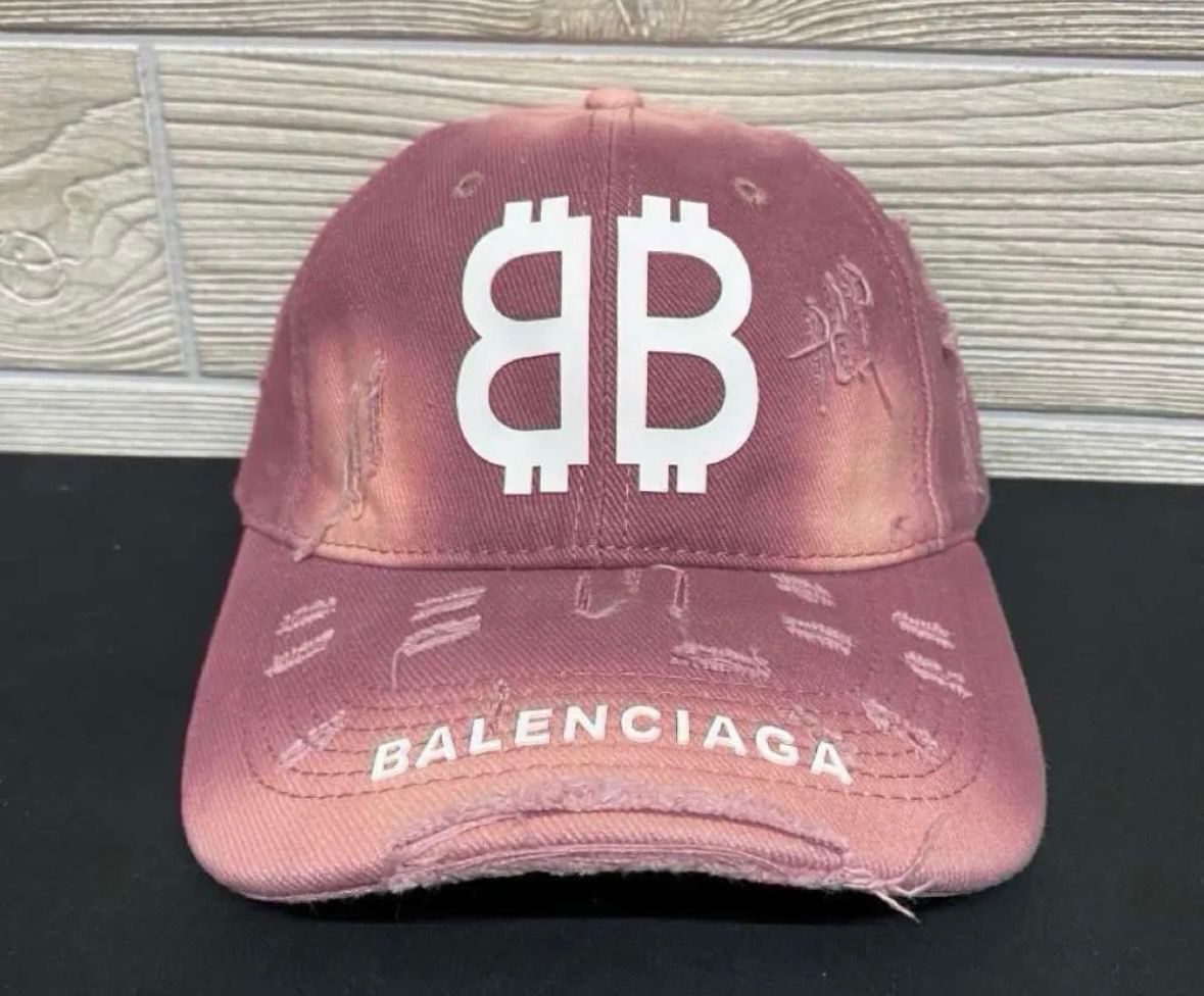 Fading Light Pink/Cherry Balenciaga Hat