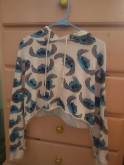 Pink stitch hoodie