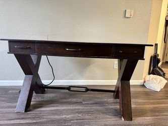 Wooden desk