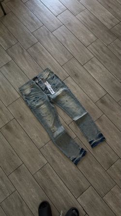Purple jeans