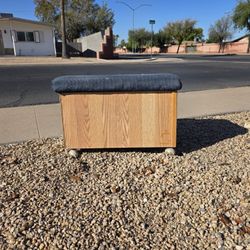 FREE Rolling Storage Ottoman