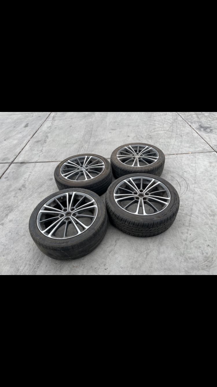 4 X 215/45zr17 5x3.94 5x100 Stock Fr-s Brz 86 Impreza Prius Corolla Wheels Rims Tires