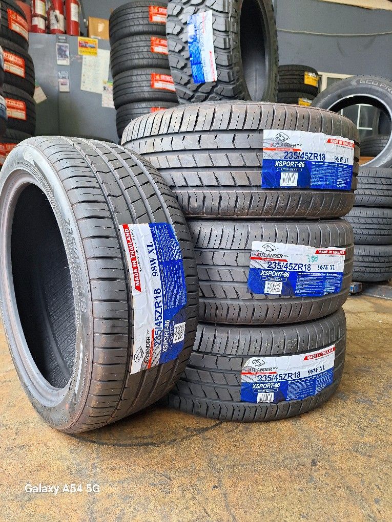 235/45/18 ATLANDER (4 NEW TIRES)