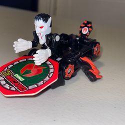 Mattel Deluxe Mecard Yurl Mecardimal & CARD Transforming Robot Car