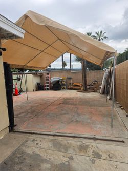 16x20 tan canopy