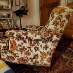 Vintage Floral Chair