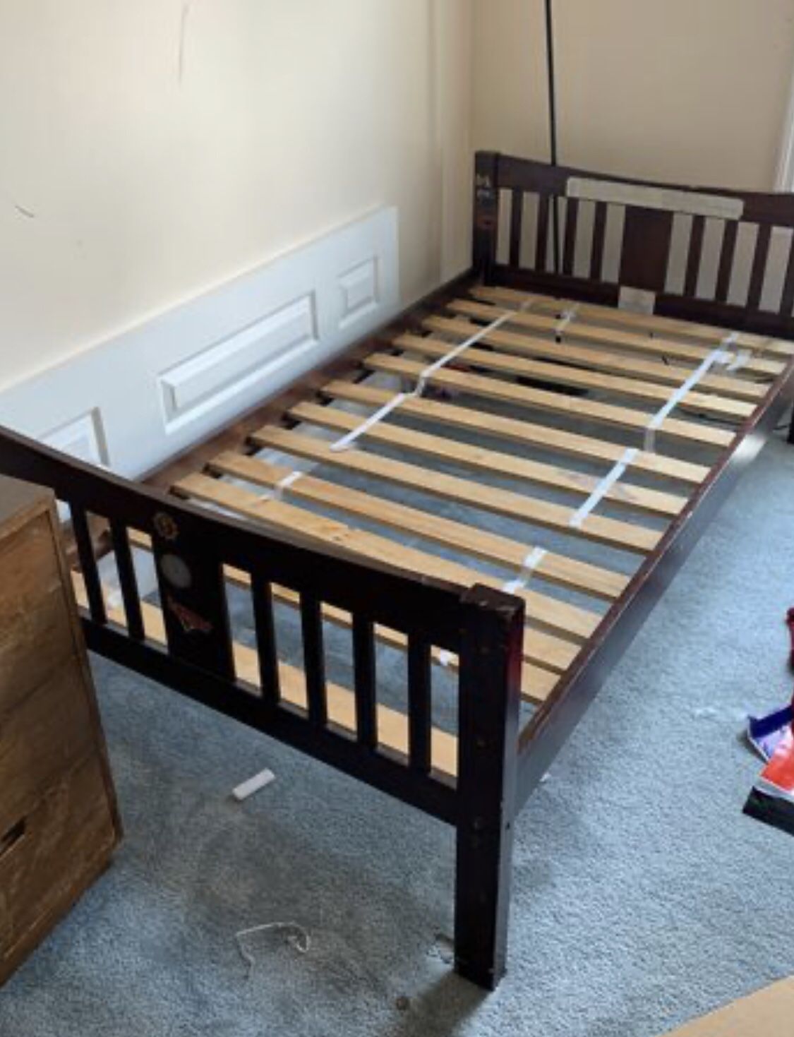 bed frame with or without mattresses