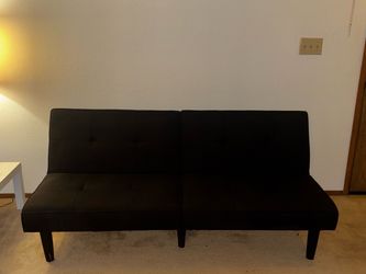 Black Futon (easy fold and lift)