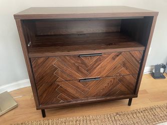 32” Walnut Nightstand