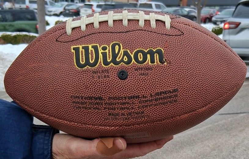 Wilson NFL Official Touchdown Football - Composite leather, ؟Original new $20, Sell USED $10