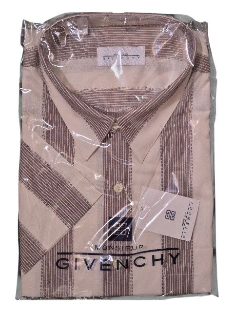 Monsieur Givenchy Vintage Men’s SS Button-Up Shirt (XL) — Deadstock, Sealed