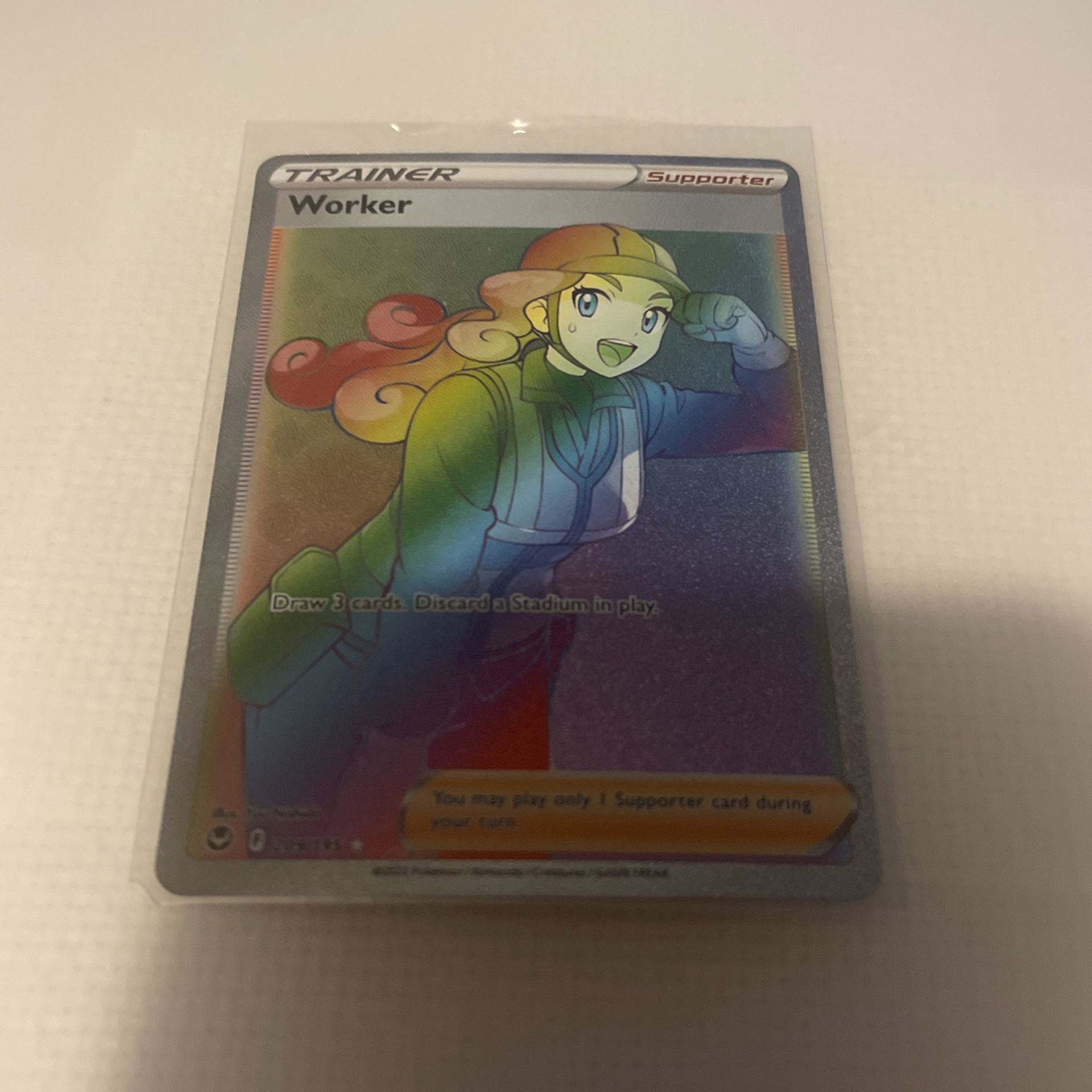 Pokémon Trainer Worker Rainbow 209/195