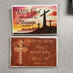 7 Religious Christian Ceramic Magnets $3 For All