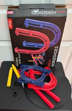 Deluxe Indoor Outdoor Horseshoes never used Just $15 