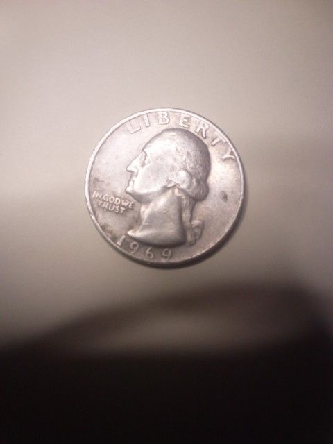 1969 Washington Quarter NO Mint Mark, Multiple Errors