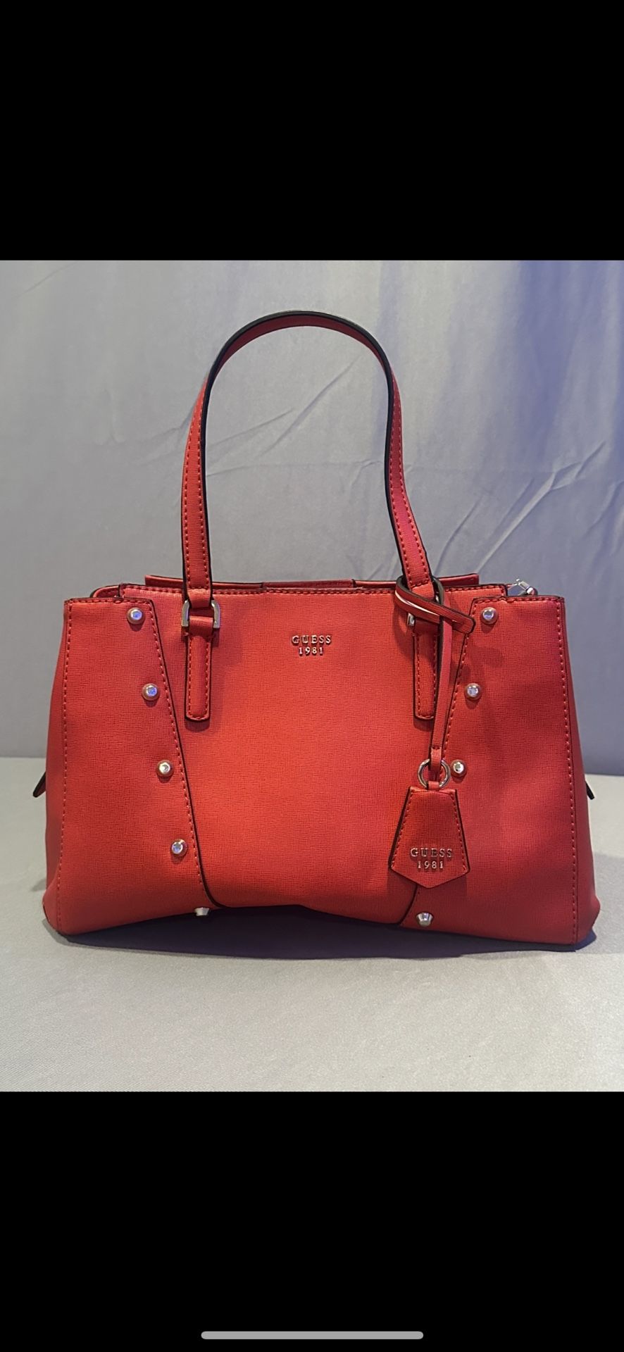 Guess Hand Bag Red w/Strap