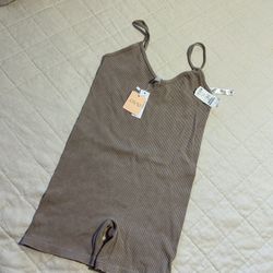 Beige Jumpsuit