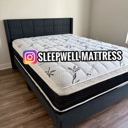 New Queen Bed Frame With Mattress