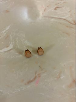 Wooden Totoro earrings