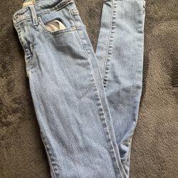 Levi Strauss & Co High Rise Skinny Jeans