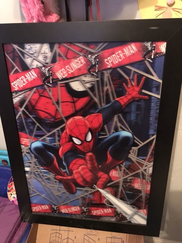 Spider-Man picture frame