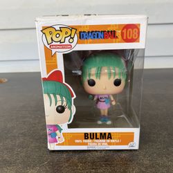 Dragonball Z Bulma Pop Vinyl Figure Funko 108 Dragon Ball