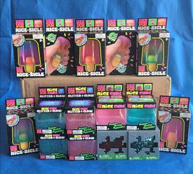 NeeDoh Nice-Sicle and Nice Cube Squishy