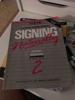Signing naturally 2 book