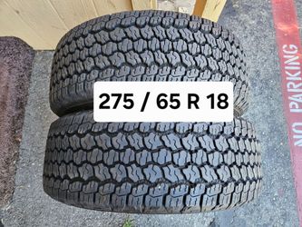 275 / 65 R 18 (2) TIRES GOODYEAR AT