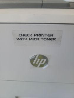 Hp Laser CHECK PRINTER  WITH MAGNETIC INK