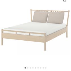 Ikea Björknas Queen Bed 