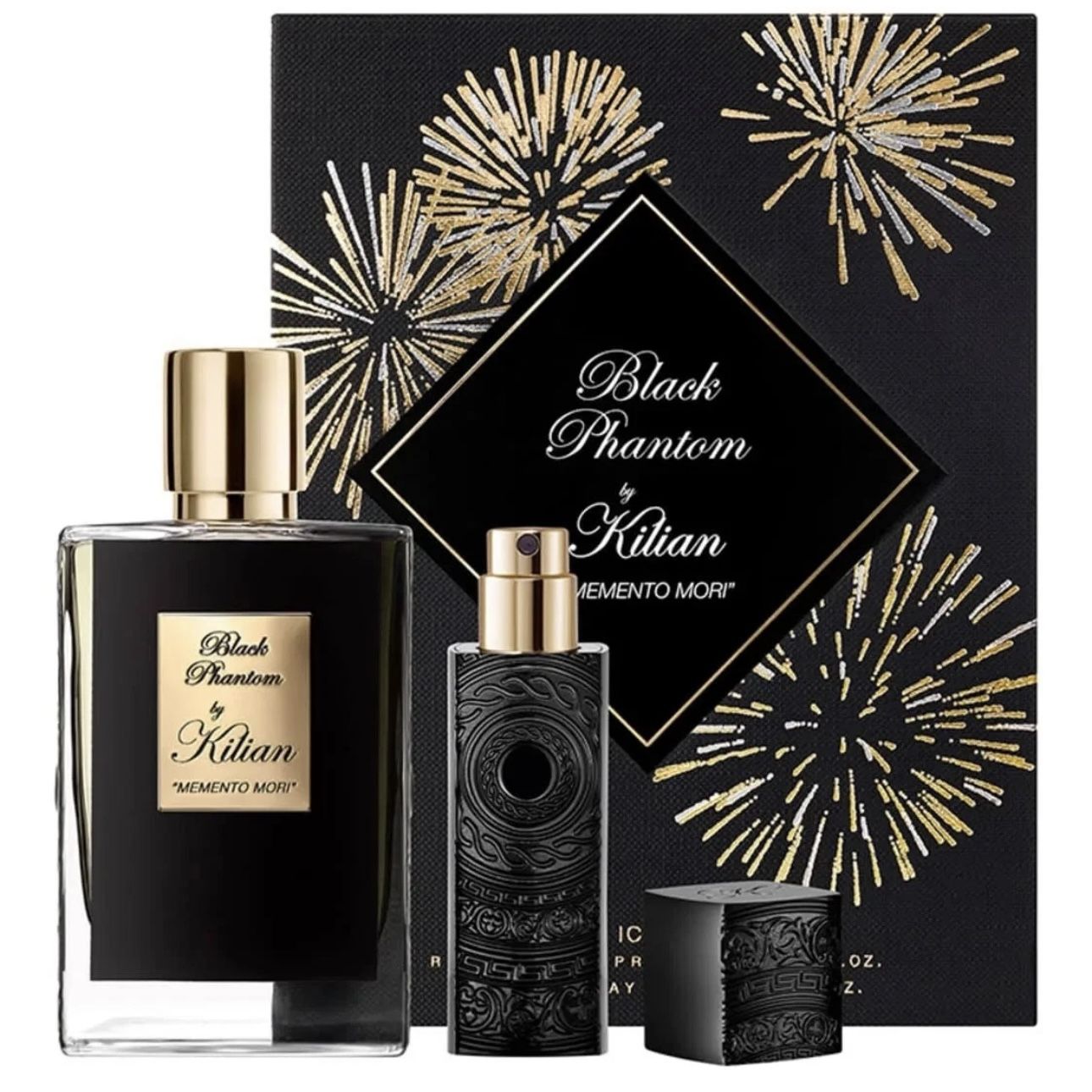 ❗55% OFF❗KILIAN BLACK PHANTOM “MEMENTO MORI” 2-PIECE ICON SET 50ML + 7.5ML