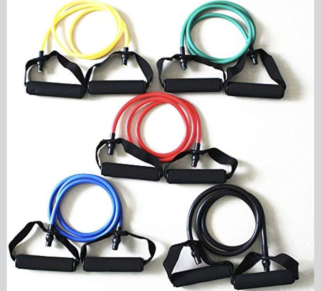 French Fitness Resistance Band Set of 5  (8)
