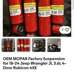 Jeep suspension 🔥🔥 18-24 rubicon 🔥🔥 OEM 600milies only 