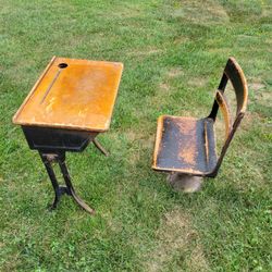 Antique 1800s School desk Hard To Find Set Price Drop