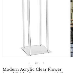 Acrylic Stand Table Centerpiece