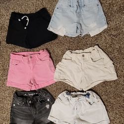 Girls Shorts Size 8 - 6 Pairs, Great Condition!