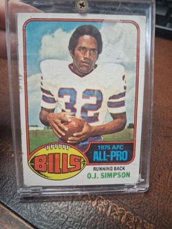 1976 Topps O.J. Simpson Buffalo Bills Football Card