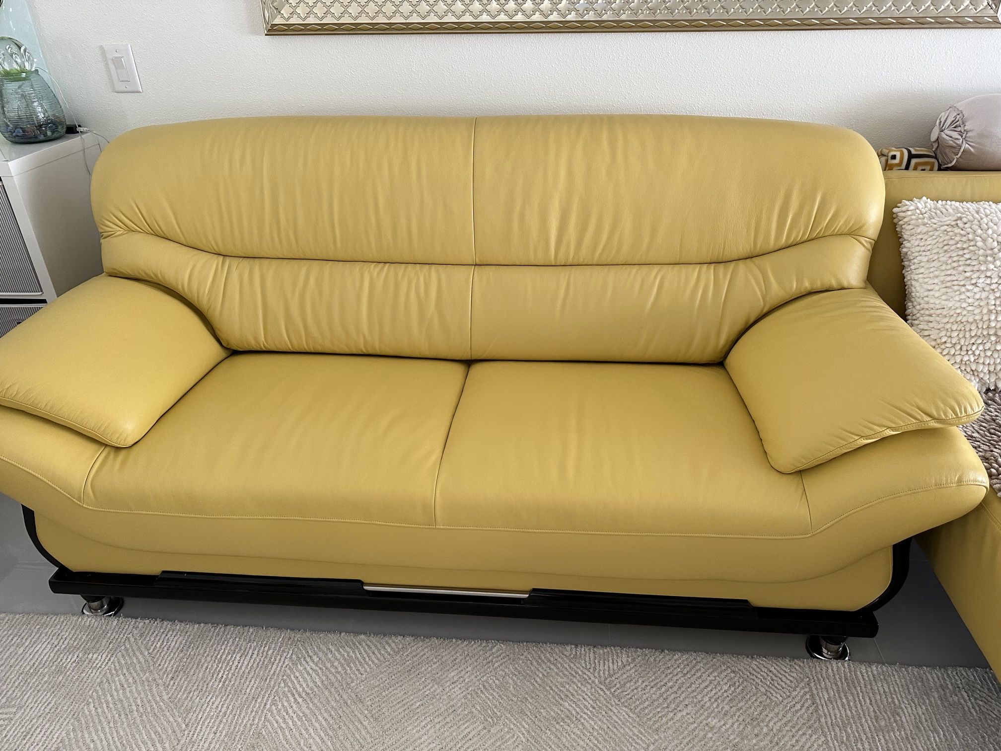 Leather Couch Set