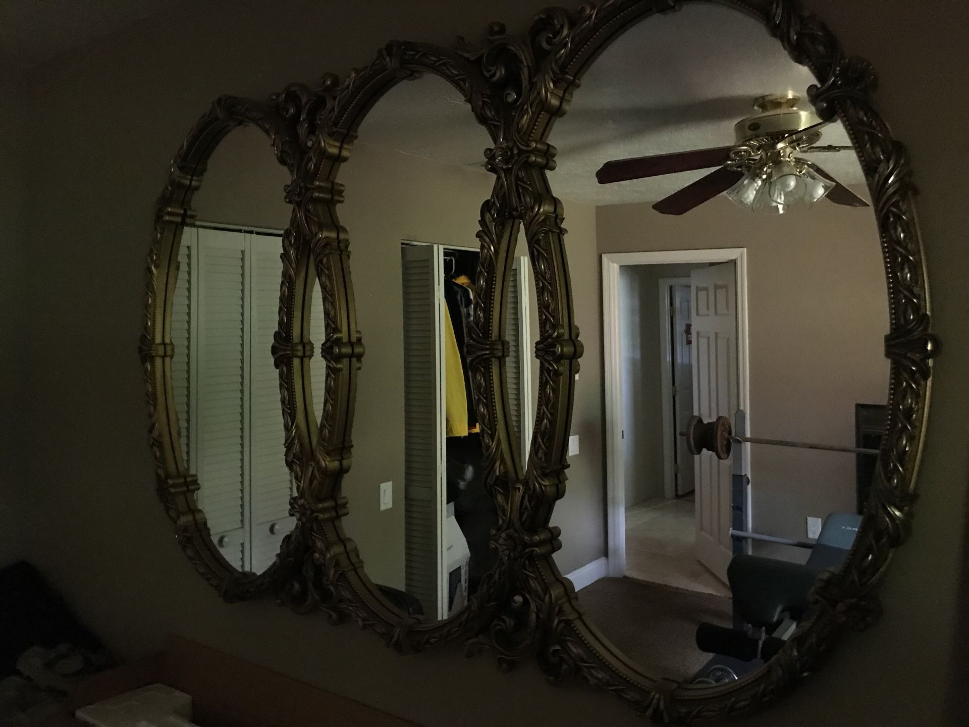 Looks to be antique mirror