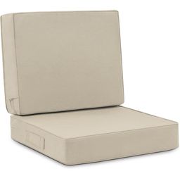 Favoyard Deep Seat Patio Cushion Set 24 x 24 Inch Waterproof Chair Cushions