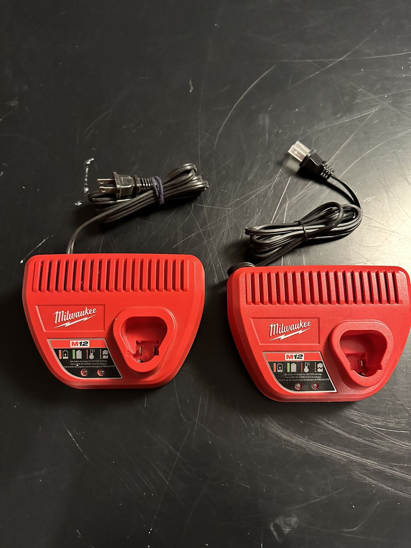 Brand New Milwaukee M12 Battery Chargers