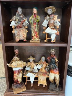 Paper mache doll lot