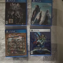 3 PS4 One Ps5  Games   3 Brand New 1 Used 